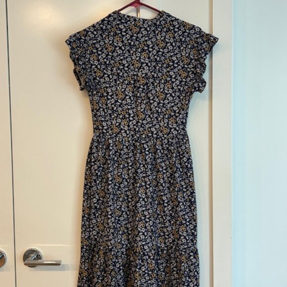 Monteau Los Angeles Floral Summer Dress Size Small - Picture 4 of 5
